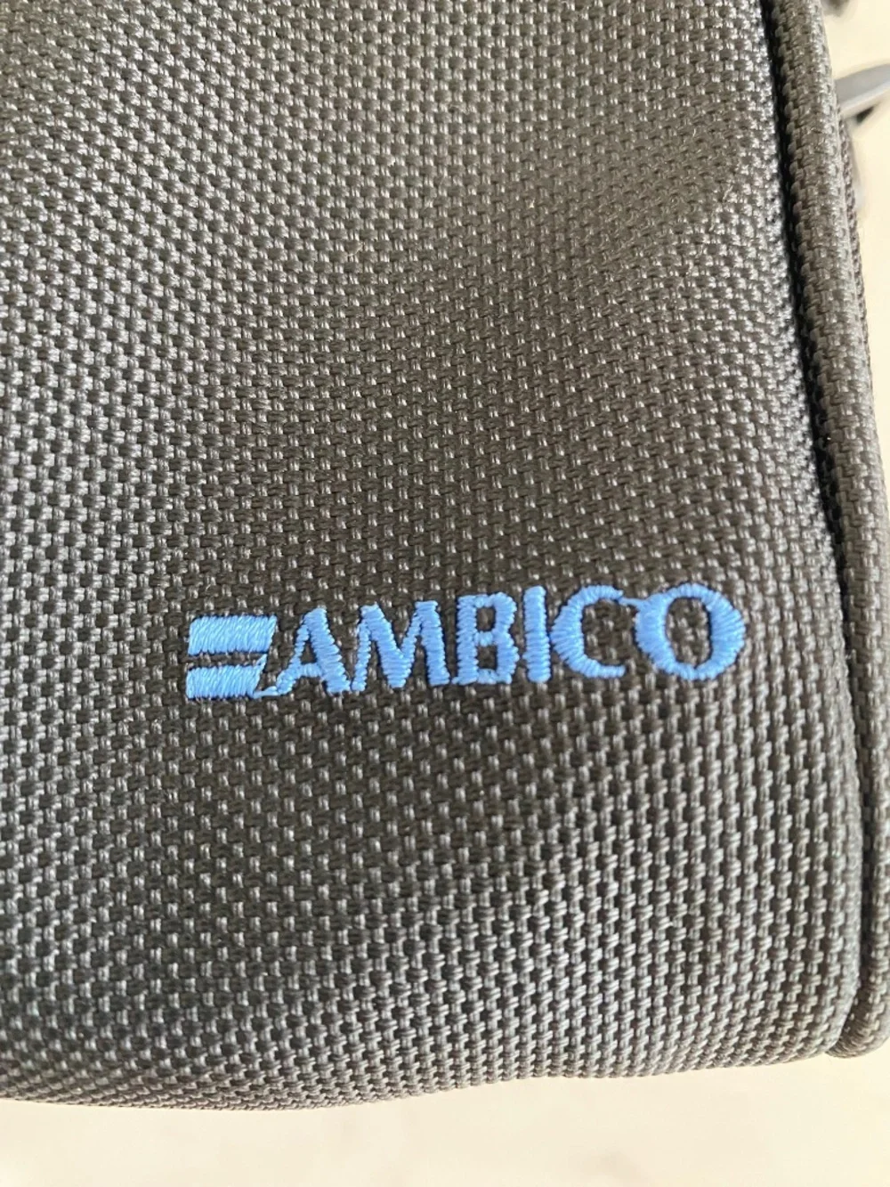 Ambico Camera Black Bag, Two Zippered pockets, Adjustable Strap